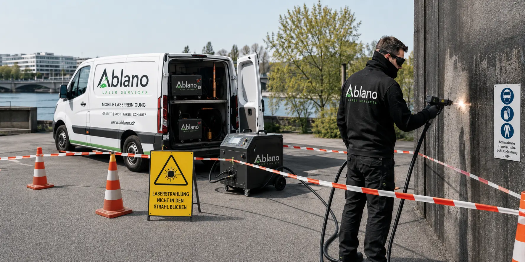 Laserreinigung - Sicherheit und Schutzausrüstung