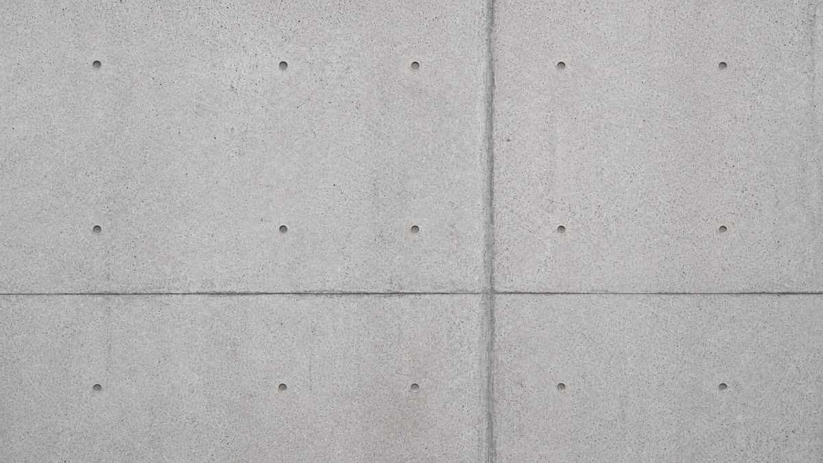 Dieselbe Sichtbetonfläche nach der Laserreinigung